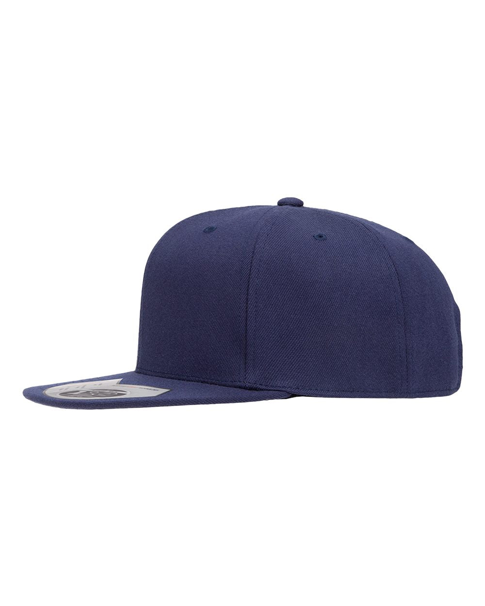 Navy Flat Brim Flexfit Large Logo