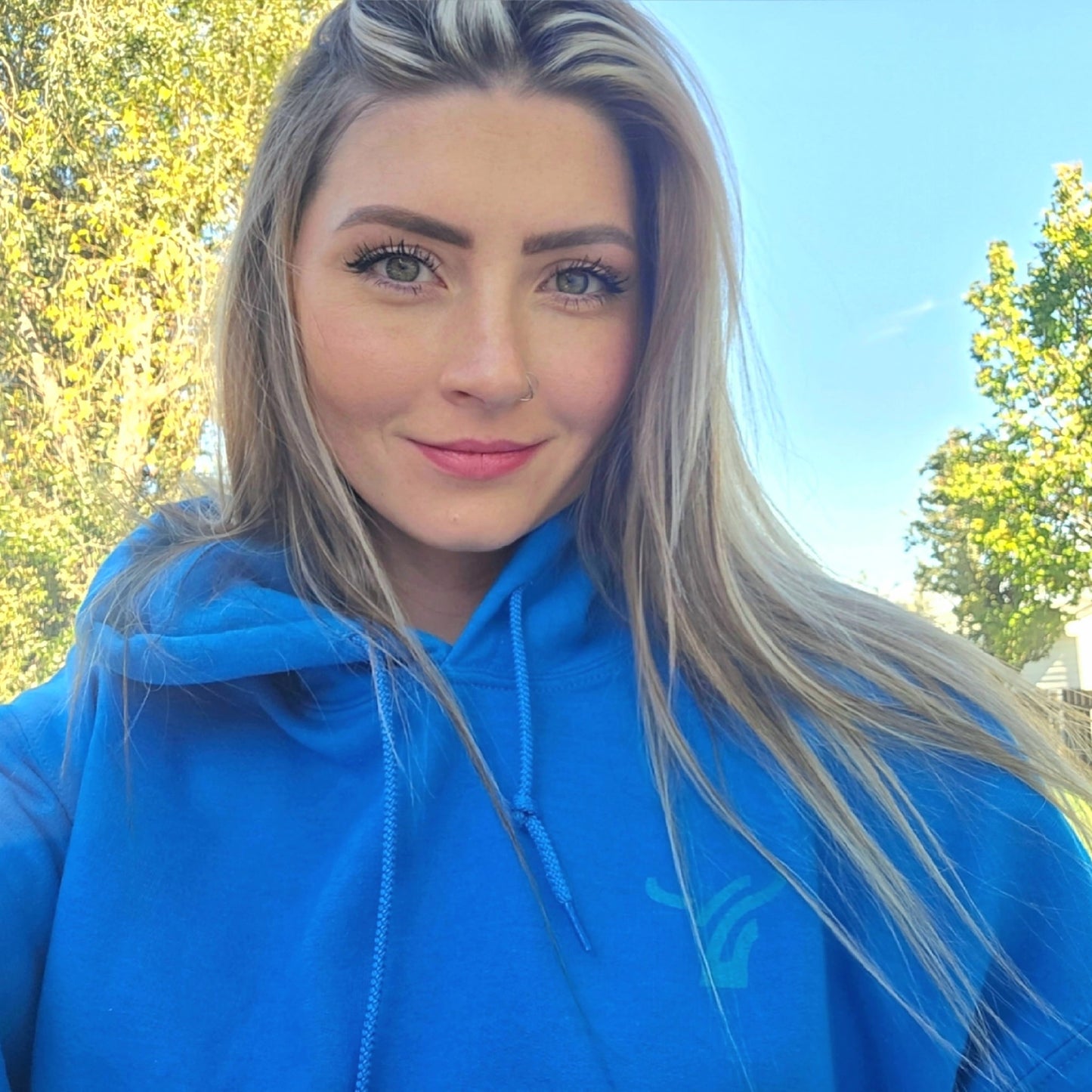 Women's Sapphire Blue Hoody