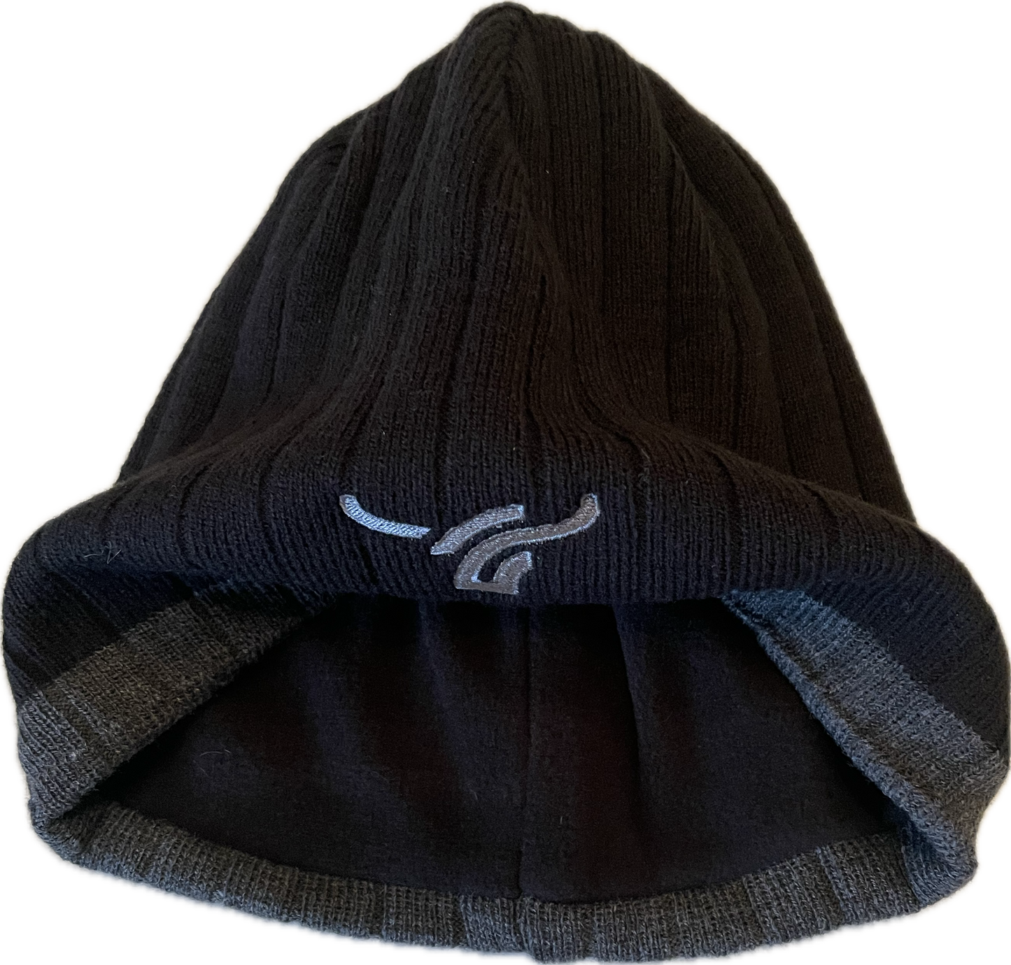 Black with Grey Edge Board Toque
