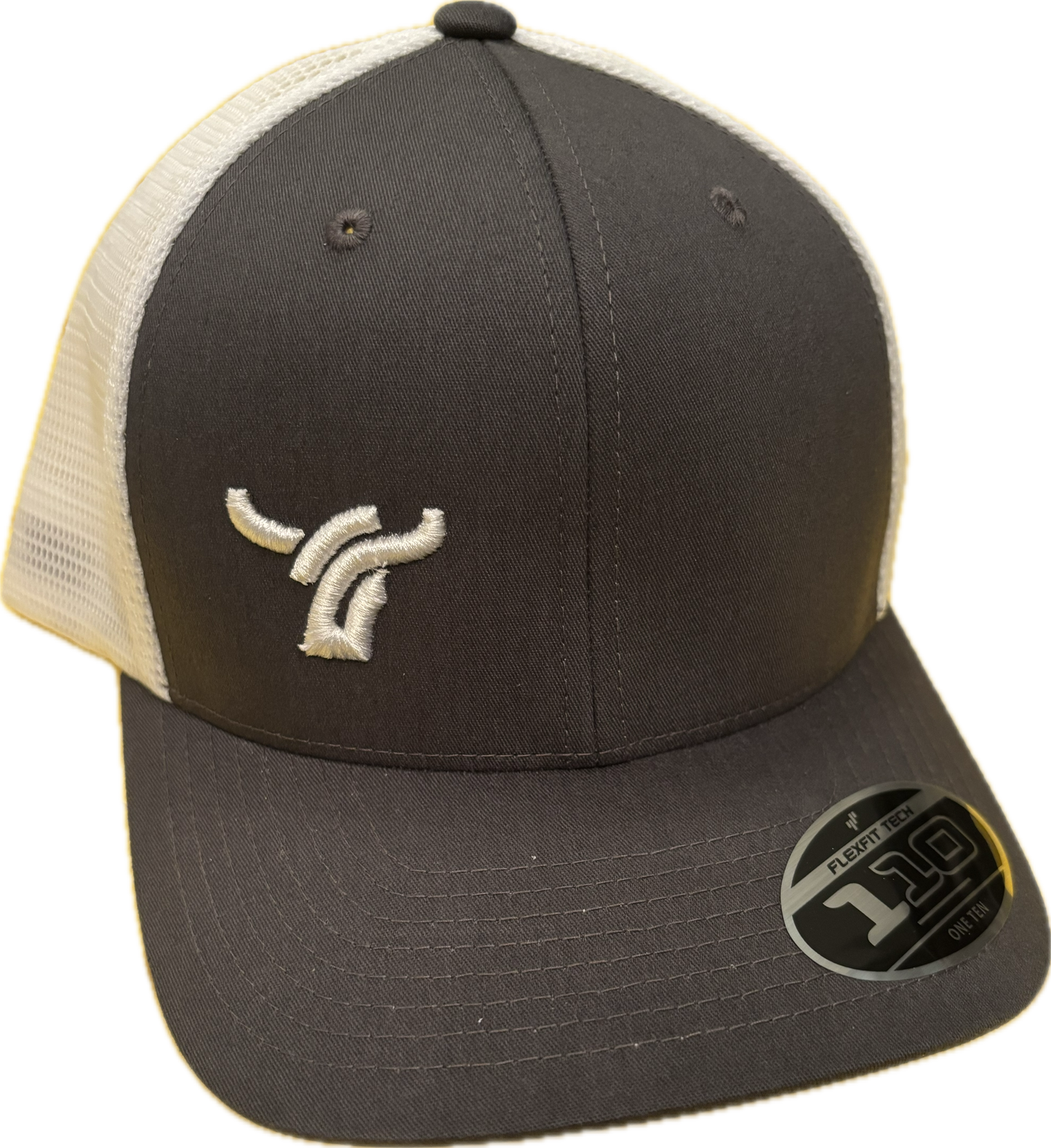 Charcoal/White Small Logo 110 flexfit