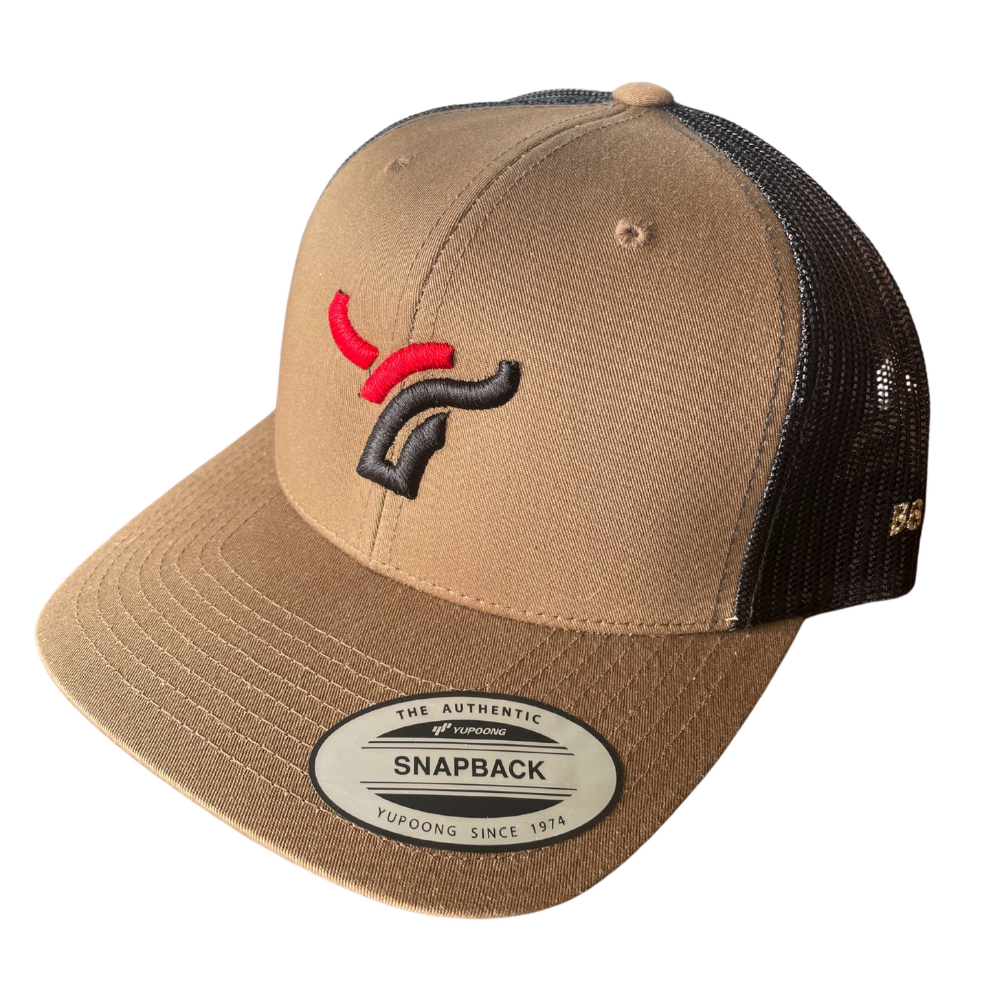 Coyote tan large logo cap