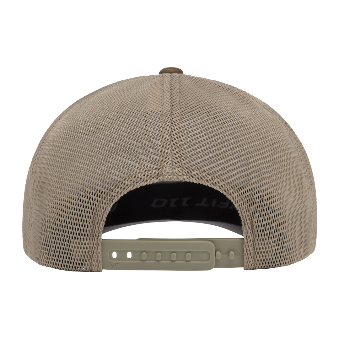Coyote Brown/Khaki 110 Flex Fit Leatherette Logo
