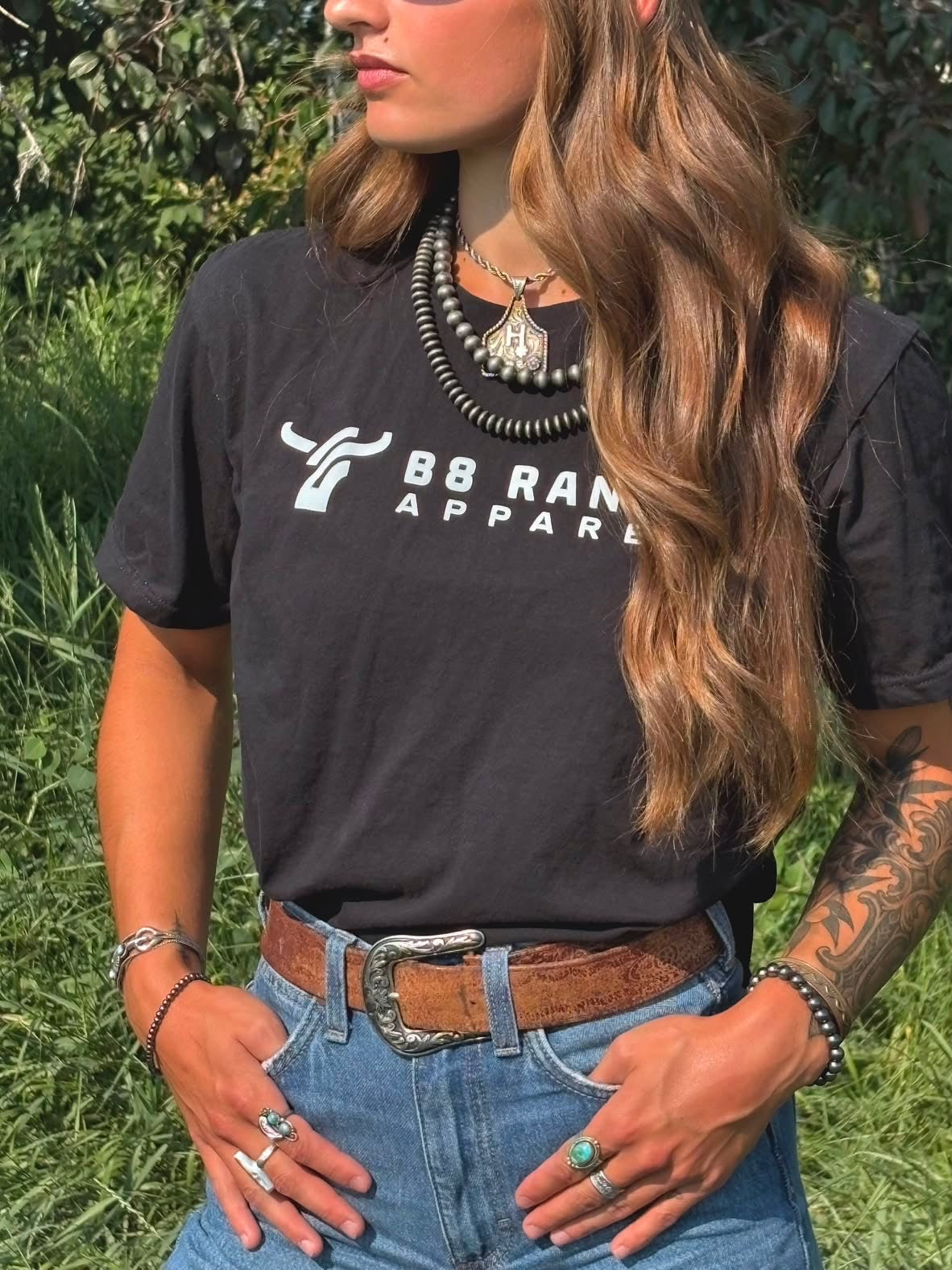 Black B8 Ranch Apparel T-Shirt.
