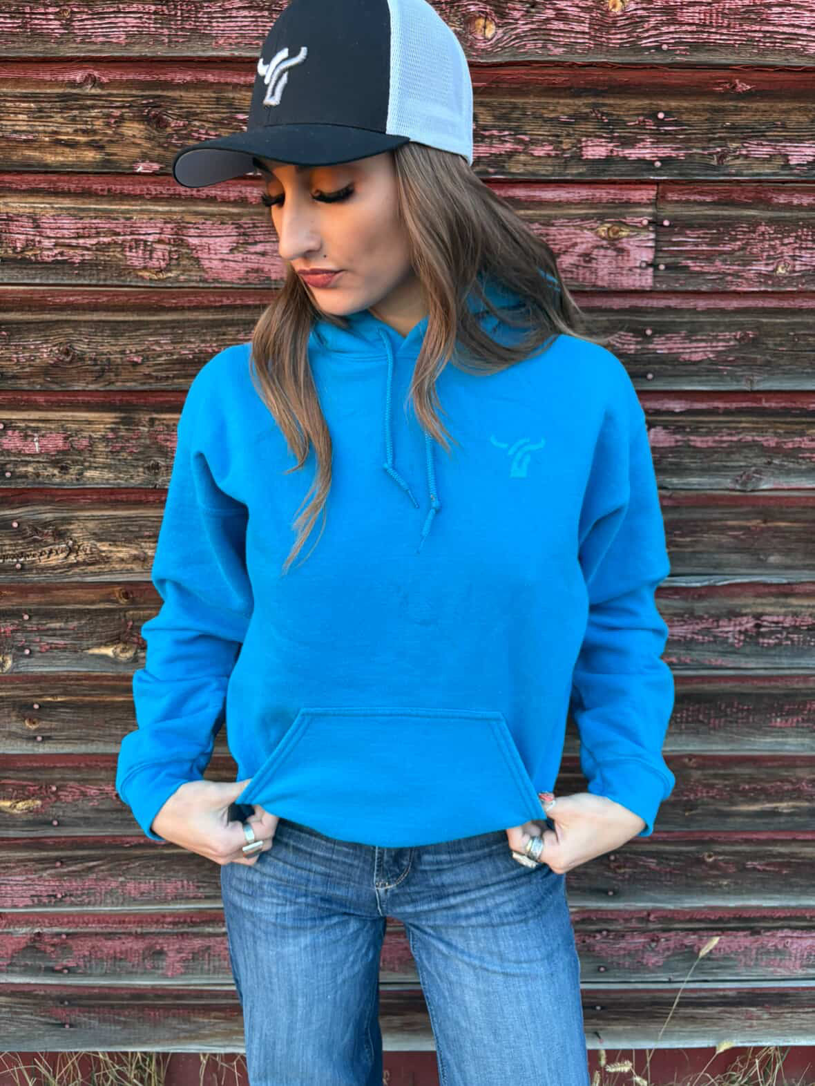 Women's Sapphire Blue Hoody