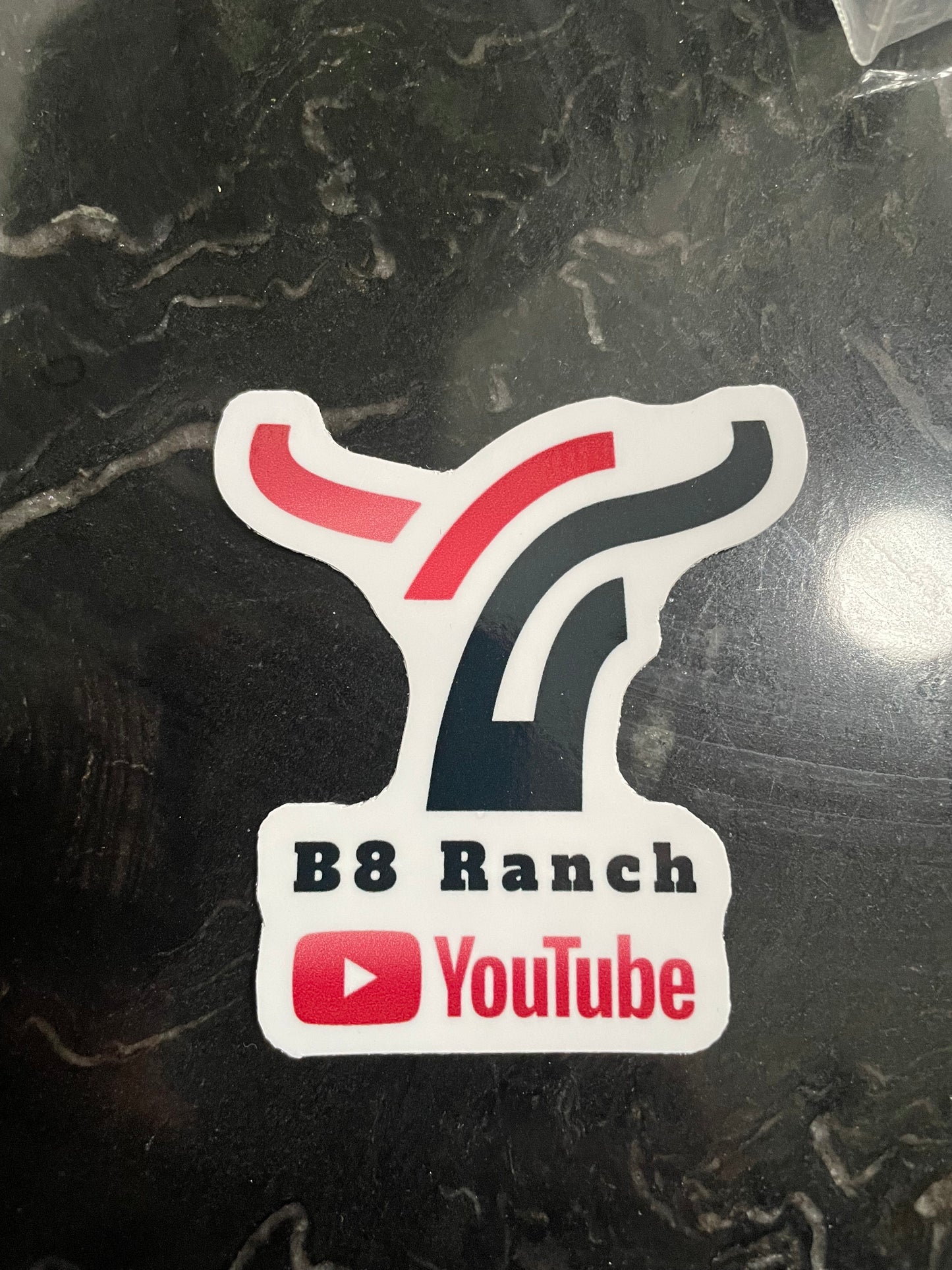 B8 Ranch YouTube Sticker