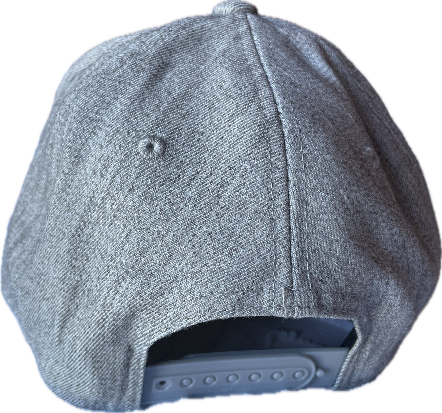 Heather grey Flat Brim 110 snapback flex fit cap large logo