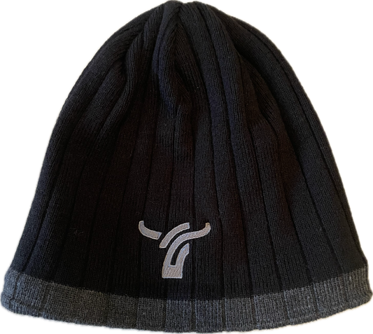 Black with Grey Edge Board Toque