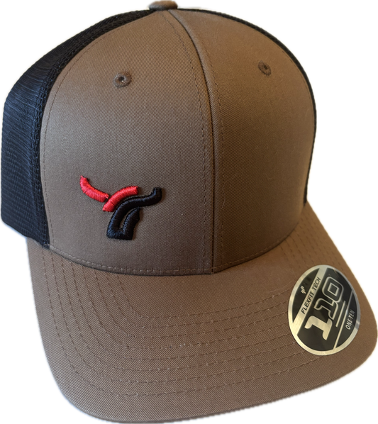 Coyote Brown / Black 110 Flexfit Small Logo