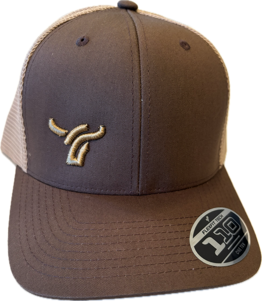 Brown & Khaki Mesh Back Cap