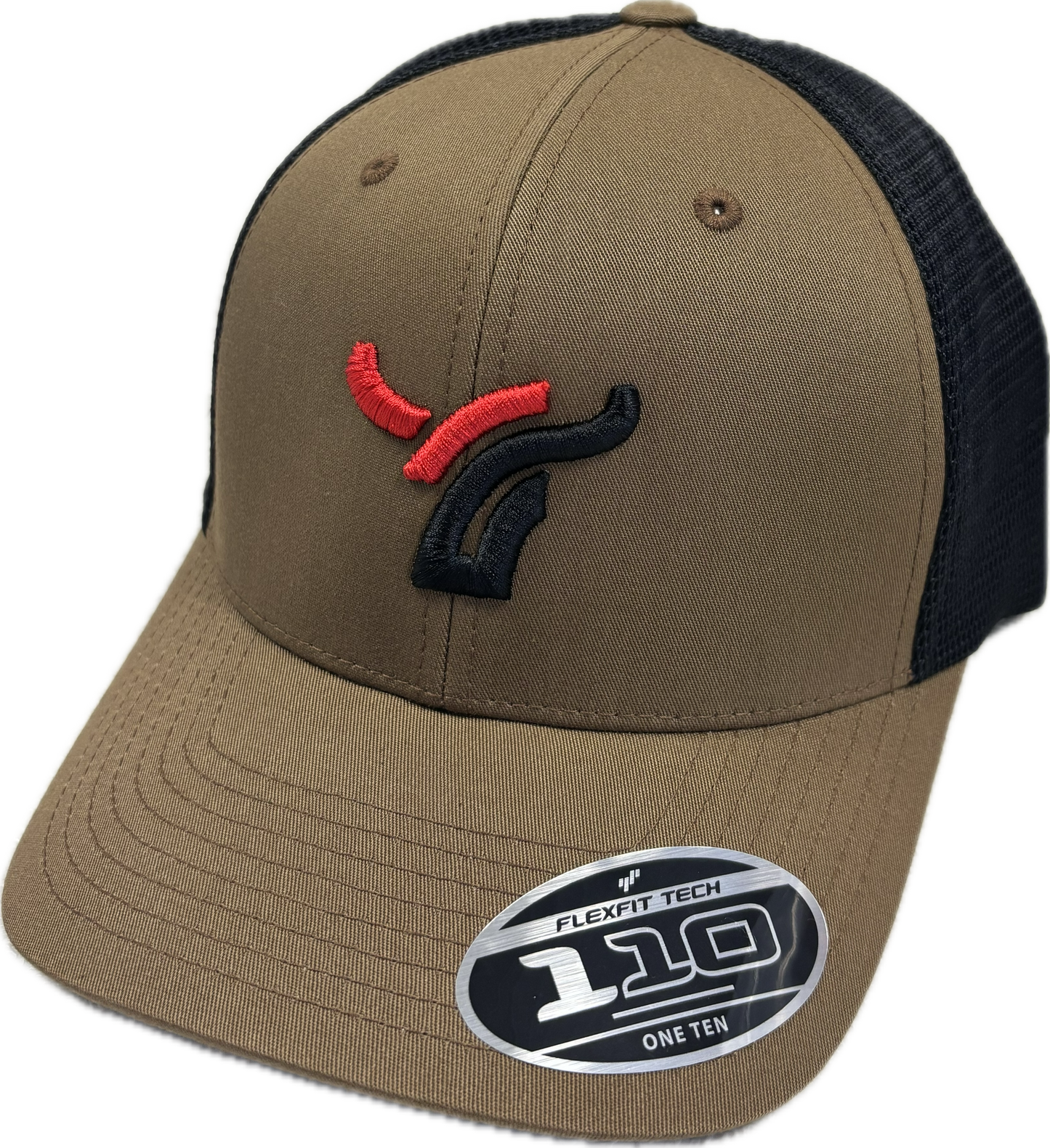 Coyote Brown/Black 110 Flexfit Large Logo (Copy)